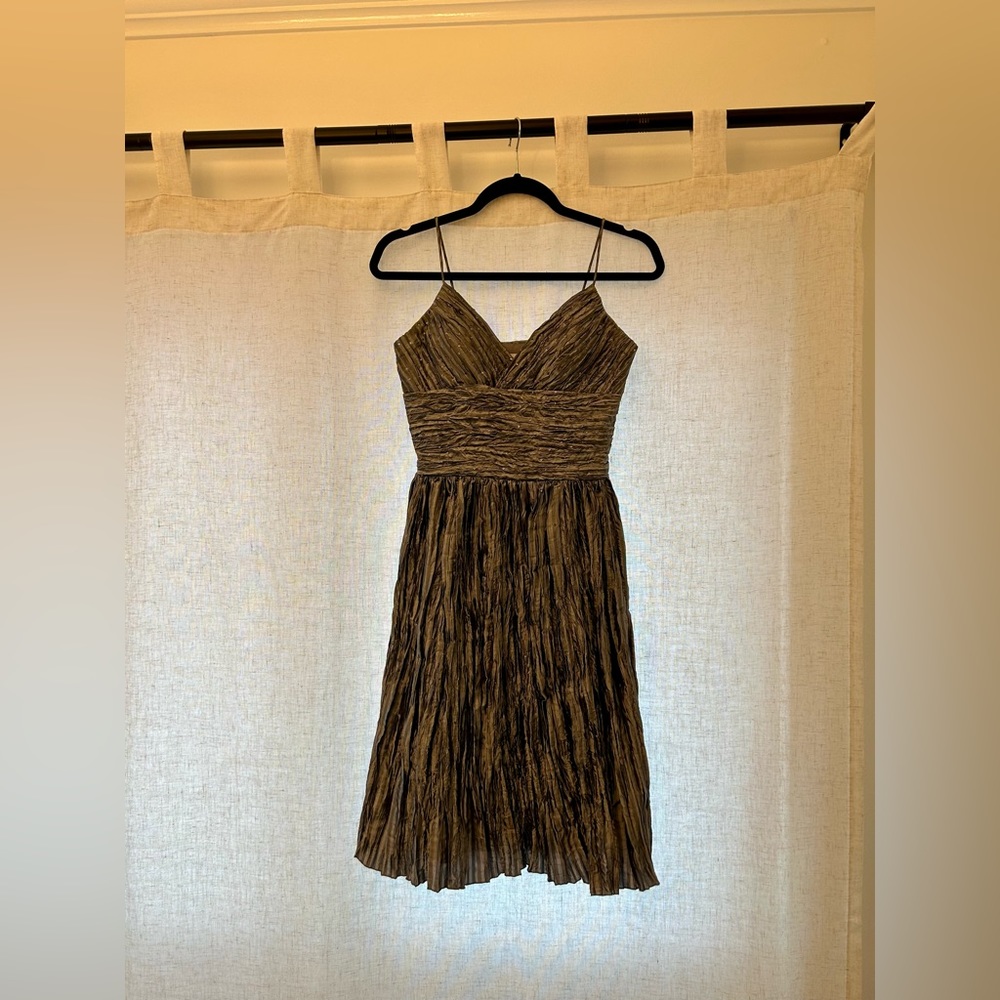 Grey sequined party dress
